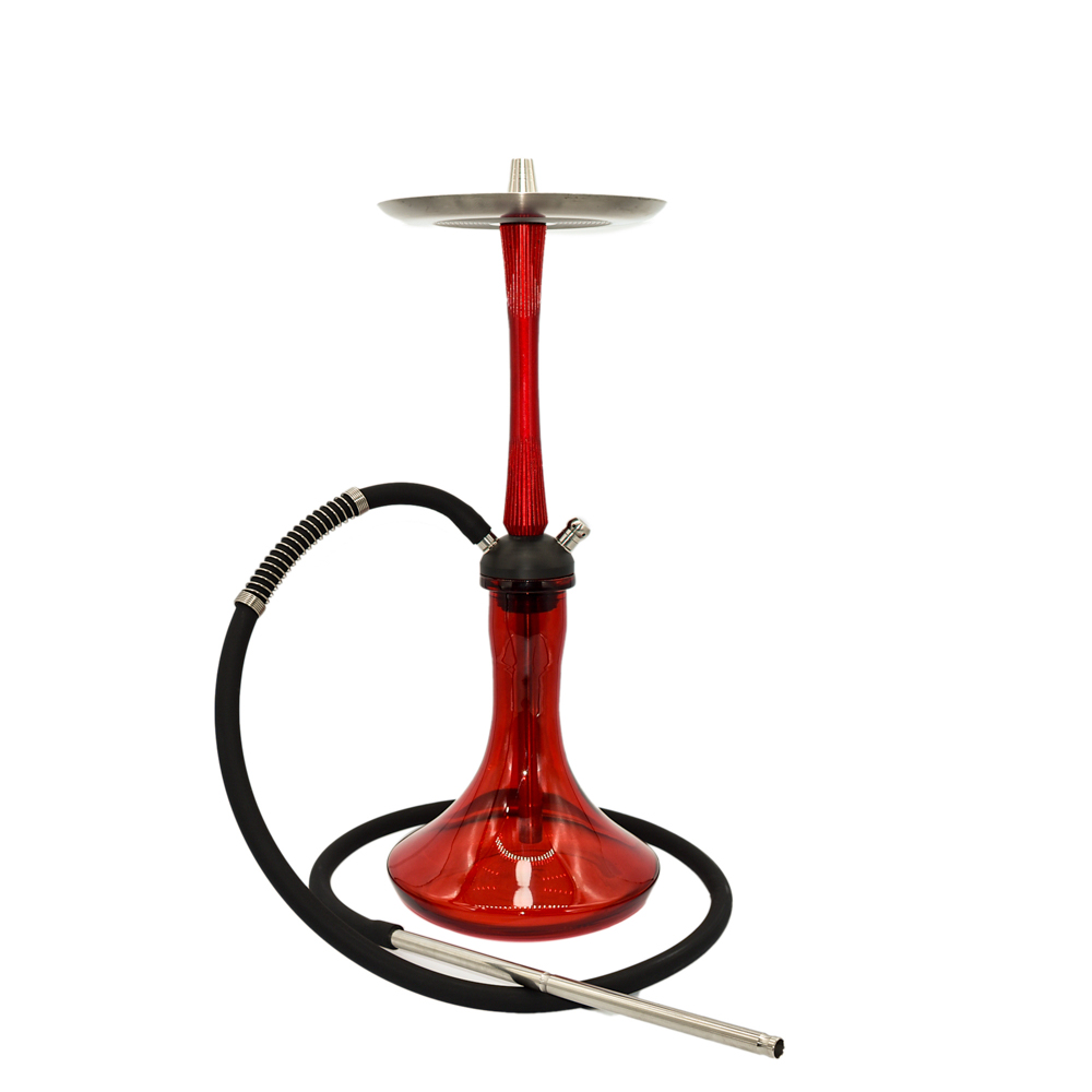 New design Wholesale wooden stem with resin shisha smoking stainless steel luxury glass shisha hookah