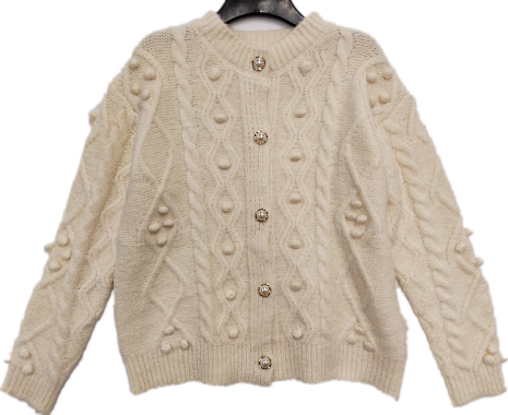 CARDIGAN-KNITWEAR-SWEATER-KNITTED APPAREL-GARMENT