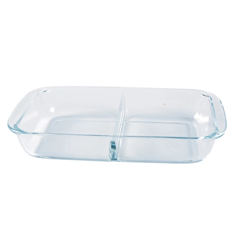 Glass Bakeware With Divider