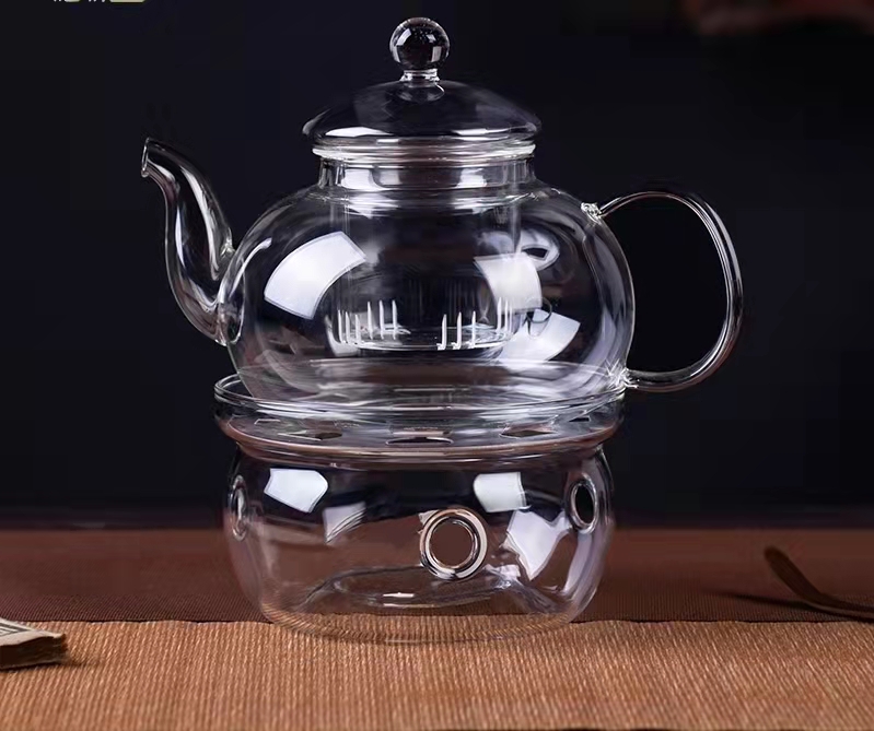 Glass Teapot with Warmer