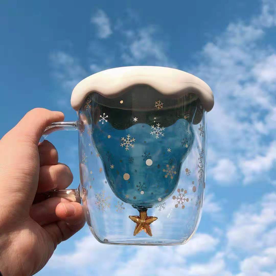 Christmas Glass Mug